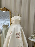 فستان ميدي (لونين ) 4472