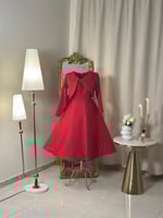 6002- فستان ميدي ( 2 لونين )