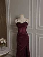 6657 - فستان سهرة طويل ( لونين )