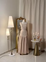 6126-فستان طويل قطعتين