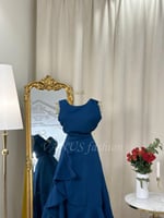 فستان ميدي (لونين ) 4465