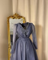 فستان سهرة ميدي 5182 ( 4 الوان )