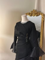 5984-فستان ميدي ( 2 لونين )