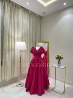 فستان سهرة طويل ( 3 ألوان ) 3786