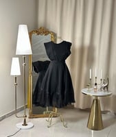 فستان ميدي ( 2 لونين) 4323