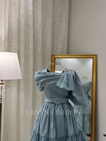 فستان سهرة ميد ( 4 الوان ) 3702