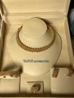 طقم اكسسوار ذهبي A1334