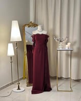 فستان بلونين بتصميم أنيق ورقيق 5543