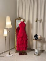 6537 - فستان سهرة ميدي