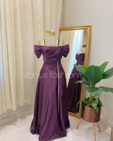 فستان طويل ( 2 لونين ) 3481