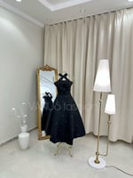 فستان سهرة ميدي ( 3 ألوان ) 3856