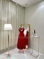 فستان ناعم ميدي ( 2 لونين) 3761