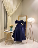 فستان سهرة طويل( 2 لونين ) 3640