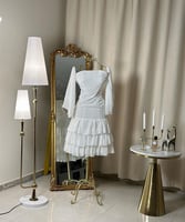 فستان قصير ( 2 لونين ) 4331