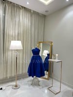 فستان سهرة ميدي ( 4 الوان ) 3781