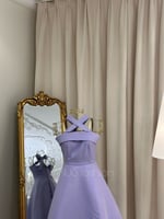 فستان سهرة ميدي ( 3 ألوان ) 3856