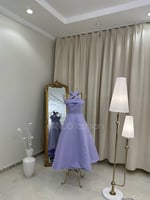 فستان سهرة ميدي ( 3 ألوان ) 3856