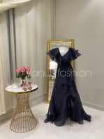 فستان سهرة طويل ( 3 الوان ) 3559