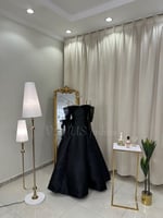 فستان سهرة طويل ( 2 لونين ) 4215