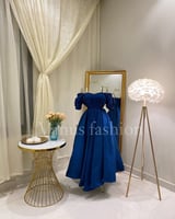 فستان سهرة طويل( 2 لونين ) 3640