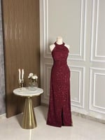 6645 - فستان سهرة طويل