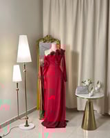 فستان سهرة طويل 4892 (لونين)