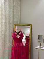 فستان ناعم ميدي ( 2 لونين) 3761