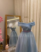 فستان سهرة ميد ( 2 لونين ) 3452