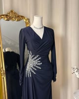 فستان سهرة طويل 4814 ( 3 الوان )