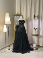 6575 - فستان اسود فخم