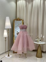 فستان ميدي (لونين ) 4464