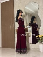 6859 - فستان سهرة طويل مخملي