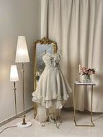 6372- فستان سهرة ميدي