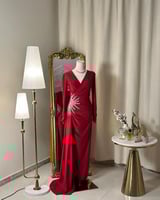 فستان سهرة طويل 4814 ( 3 الوان )