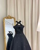 فستان سهرة ميدي ( 3 ألوان ) 3856