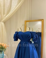 فستان سهرة طويل( 2 لونين ) 3640