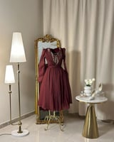 فستان سهرة ميدي 5182 ( 4 الوان )