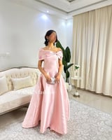 فستان سهرة طويل 5155 ( لونبن )