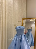 فستان سهرة ميدي ( 2 الوان ) 3793