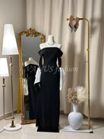 فستان طويل 4536 ( لونين )