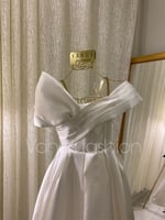 فستان سهرة ميدي ( 4 الوان ) 3527