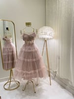 فستان سهرة ميدي 3477