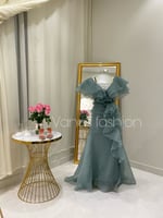 فستان سهرة طويل ( 3 الوان ) 3559