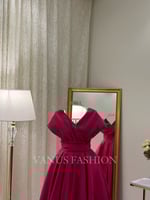 فستان سهرة طويل ( 3 ألوان ) 3786