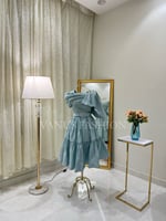 فستان سهرة ميد ( 4 الوان ) 3702