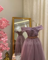 فستان سهرة ميد ( 2 لونين ) 3452