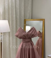 فستان سهرة طويل ( 3 ألوان ) 3786