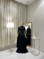 فستان سهرة طويل ( 2 لونين) 3827