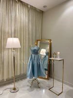 فستان سهرة ميدي ( 4 الوان ) 3781