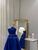 فستان سهرة ميدي ( 4 الوان ) 3781